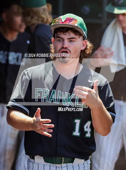 Thumbnail 2 in Gunter vs. Franklin (UIL 3A Baseball Semifinal) photogallery.