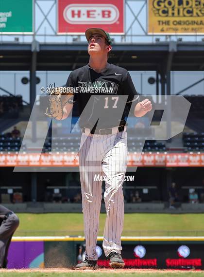 Thumbnail 3 in Gunter vs. Franklin (UIL 3A Baseball Semifinal) photogallery.