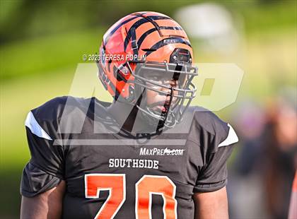 Thumbnail 2 in Travelers Rest vs Southside (Greenville County Schools Jamboree 2023) photogallery.