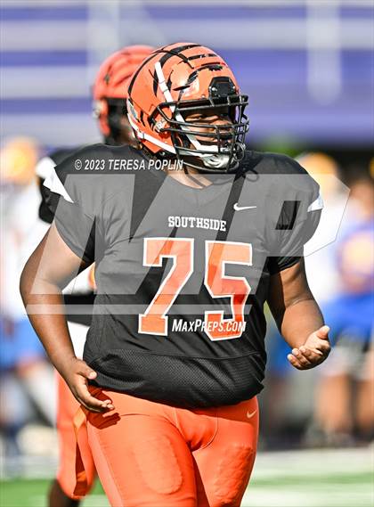 Thumbnail 2 in Travelers Rest vs Southside (Greenville County Schools Jamboree 2023) photogallery.