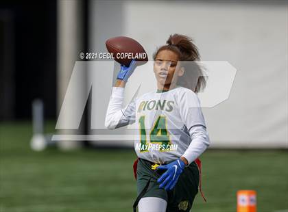 Thumbnail 2 in Lithia Springs vs. Dodge County (GHSA 5A-6A Championship) photogallery.