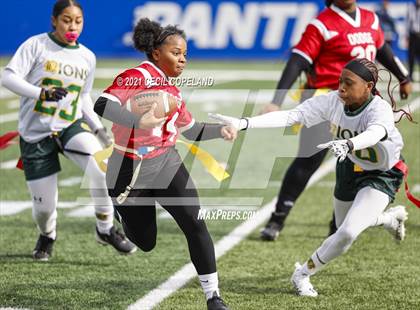 Thumbnail 1 in Lithia Springs vs. Dodge County (GHSA 5A-6A Championship) photogallery.