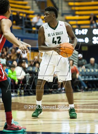 Thumbnail 2 in Orange Lutheran vs. De La Salle (MaxPreps MLK Classic) photogallery.