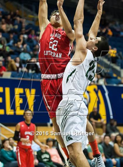 Thumbnail 2 in Orange Lutheran vs. De La Salle (MaxPreps MLK Classic) photogallery.