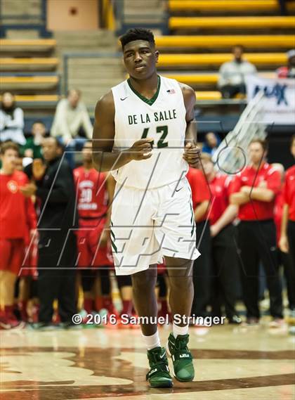 Thumbnail 1 in Orange Lutheran vs. De La Salle (MaxPreps MLK Classic) photogallery.