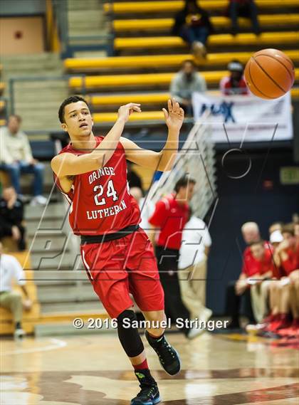 Thumbnail 2 in Orange Lutheran vs. De La Salle (MaxPreps MLK Classic) photogallery.