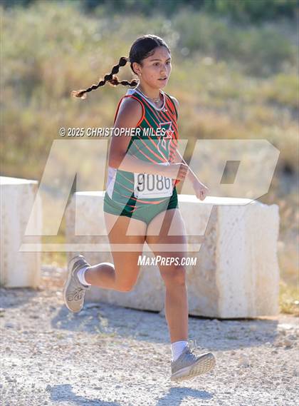 Thumbnail 1 in JV: UIL 4A Cross Country District 24 Qualifier photogallery.