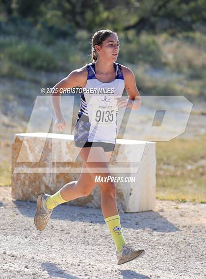 Thumbnail 1 in JV: UIL 4A Cross Country District 24 Qualifier photogallery.