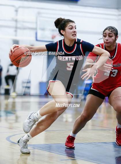 Thumbnail 3 in Brentwood School vs Westchester (Riptide GBB Showcase) photogallery.