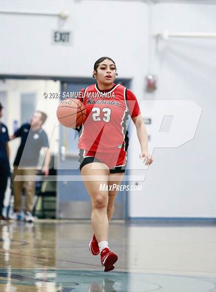 Thumbnail 1 in Brentwood School vs Westchester (Riptide GBB Showcase) photogallery.