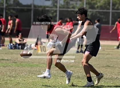Thumbnail 2 in Whittier Christian vs. Ontario Christian (Ocean View Seahawk Classic) photogallery.
