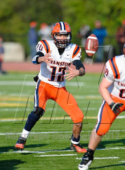 Thumbnail 1 in Evanston v Loyola Academy (IHSA Class 8A Playoffs) photogallery.