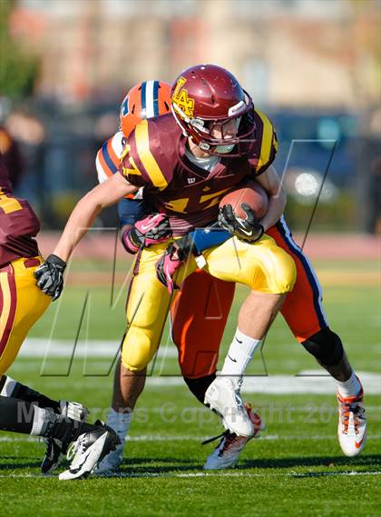 Thumbnail 3 in Evanston v Loyola Academy (IHSA Class 8A Playoffs) photogallery.