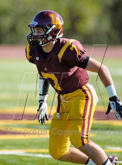 Thumbnail 3 in Evanston v Loyola Academy (IHSA Class 8A Playoffs) photogallery.
