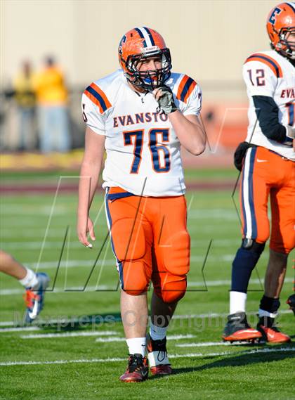 Thumbnail 2 in Evanston v Loyola Academy (IHSA Class 8A Playoffs) photogallery.