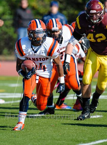 Thumbnail 2 in Evanston v Loyola Academy (IHSA Class 8A Playoffs) photogallery.