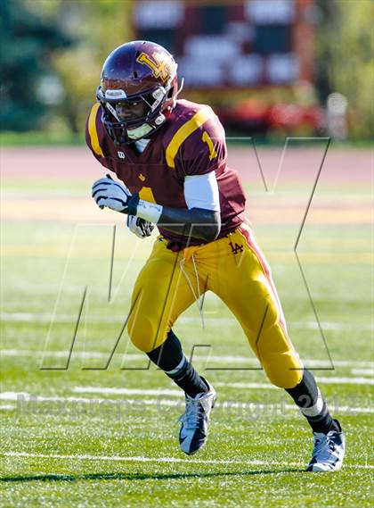 Thumbnail 1 in Evanston v Loyola Academy (IHSA Class 8A Playoffs) photogallery.