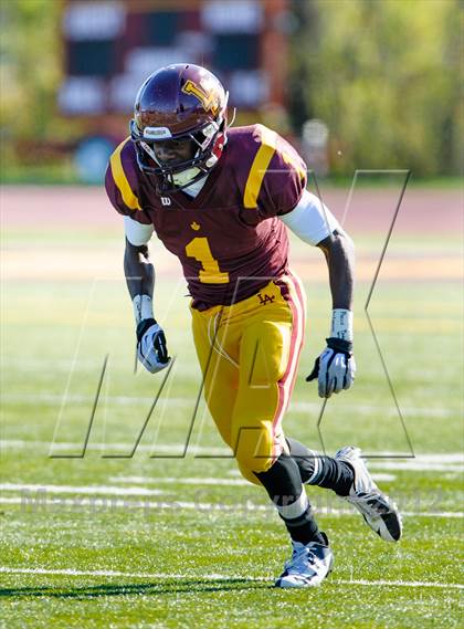 Thumbnail 3 in Evanston v Loyola Academy (IHSA Class 8A Playoffs) photogallery.