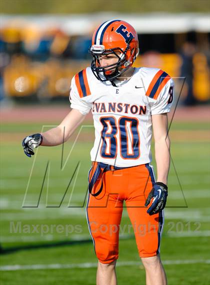 Thumbnail 3 in Evanston v Loyola Academy (IHSA Class 8A Playoffs) photogallery.