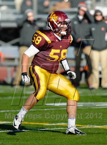 Thumbnail 3 in Evanston v Loyola Academy (IHSA Class 8A Playoffs) photogallery.