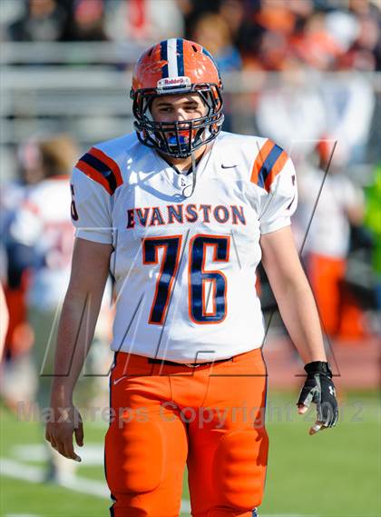 Thumbnail 1 in Evanston v Loyola Academy (IHSA Class 8A Playoffs) photogallery.