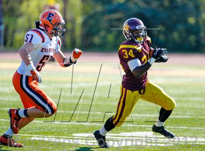 Thumbnail 2 in Evanston v Loyola Academy (IHSA Class 8A Playoffs) photogallery.