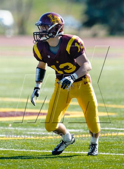Thumbnail 3 in Evanston v Loyola Academy (IHSA Class 8A Playoffs) photogallery.