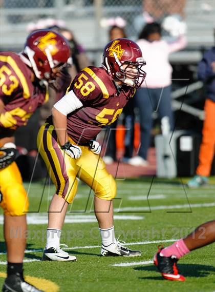 Thumbnail 2 in Evanston v Loyola Academy (IHSA Class 8A Playoffs) photogallery.