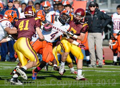 Thumbnail 3 in Evanston v Loyola Academy (IHSA Class 8A Playoffs) photogallery.