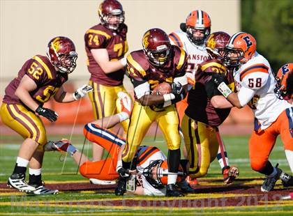 Thumbnail 3 in Evanston v Loyola Academy (IHSA Class 8A Playoffs) photogallery.