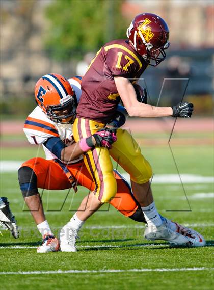 Thumbnail 3 in Evanston v Loyola Academy (IHSA Class 8A Playoffs) photogallery.