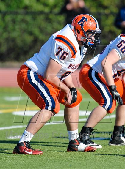Thumbnail 1 in Evanston v Loyola Academy (IHSA Class 8A Playoffs) photogallery.