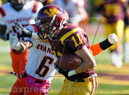 Thumbnail 1 in Evanston v Loyola Academy (IHSA Class 8A Playoffs) photogallery.