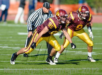 Thumbnail 3 in Evanston v Loyola Academy (IHSA Class 8A Playoffs) photogallery.
