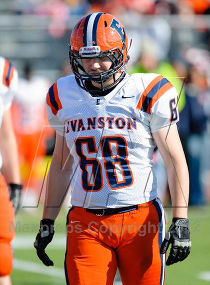 Thumbnail 3 in Evanston v Loyola Academy (IHSA Class 8A Playoffs) photogallery.