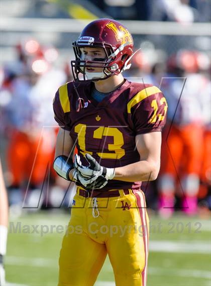 Thumbnail 1 in Evanston v Loyola Academy (IHSA Class 8A Playoffs) photogallery.
