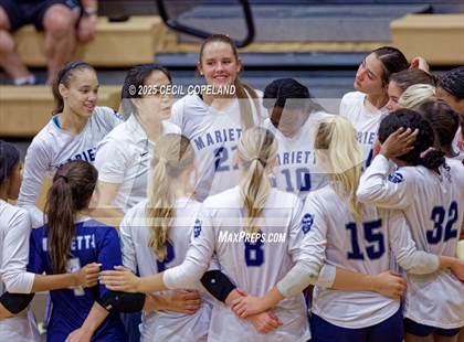 Thumbnail 3 in Campbell @ Marietta (GHSA AAAAAA State Volleyball Tournament - 1st Round) photogallery.
