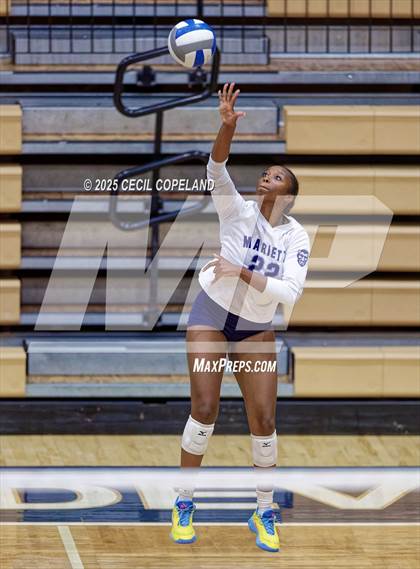 Thumbnail 1 in Campbell @ Marietta (GHSA AAAAAA State Volleyball Tournament - 1st Round) photogallery.