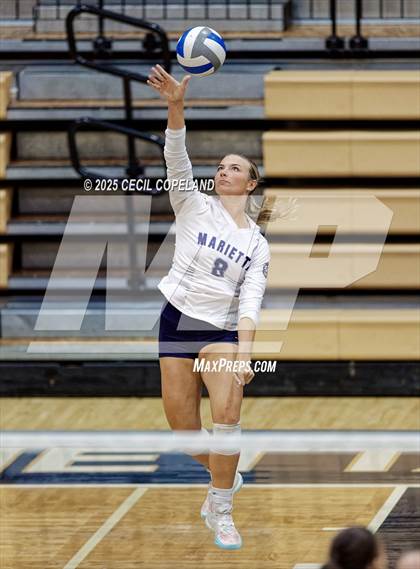 Thumbnail 1 in Campbell @ Marietta (GHSA AAAAAA State Volleyball Tournament - 1st Round) photogallery.