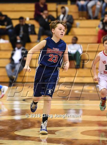 Thumbnail 1 in El Cerrito vs. Albany Academy for Boys (MaxPreps MLK Classic) photogallery.