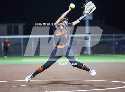 Thumbnail 1 in Sachse vs. Rockwall (UIL 6A Softball Bi-District) photogallery.
