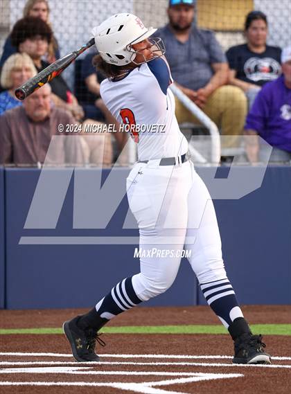 Thumbnail 3 in Sachse vs. Rockwall (UIL 6A Softball Bi-District) photogallery.