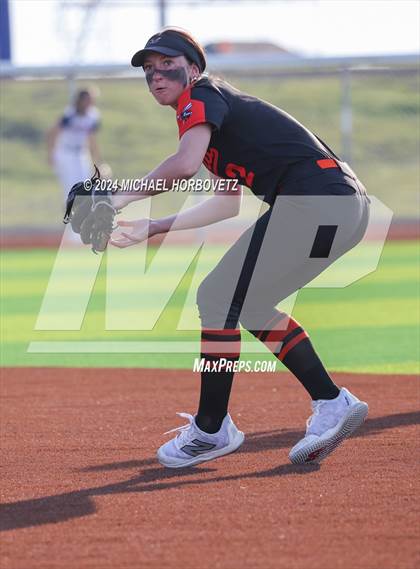 Thumbnail 1 in Sachse vs. Rockwall (UIL 6A Softball Bi-District) photogallery.