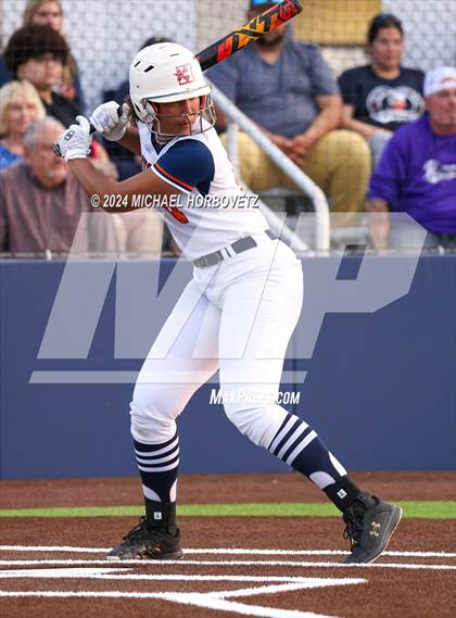 Thumbnail 2 in Sachse vs. Rockwall (UIL 6A Softball Bi-District) photogallery.