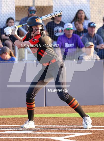 Thumbnail 3 in Sachse vs. Rockwall (UIL 6A Softball Bi-District) photogallery.