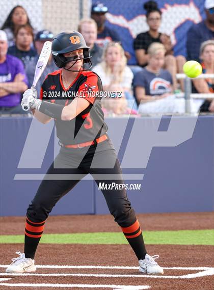 Thumbnail 3 in Sachse vs. Rockwall (UIL 6A Softball Bi-District) photogallery.