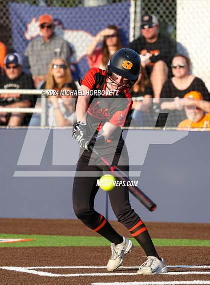 Thumbnail 3 in Sachse vs. Rockwall (UIL 6A Softball Bi-District) photogallery.