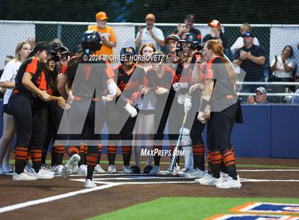 Thumbnail 1 in Sachse vs. Rockwall (UIL 6A Softball Bi-District) photogallery.