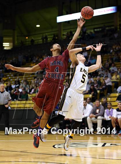 Thumbnail 2 in Pueblo East vs. Sand Creek (CHSAA 4A Semifinal) photogallery.