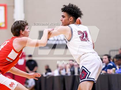 Thumbnail 2 in Mater Dei vs Perry (Hoophall West Tournament)  photogallery.